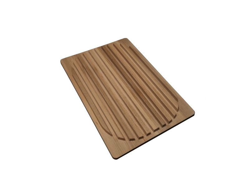 Tabla para cortar pan - de madera de haya (355x240x20)