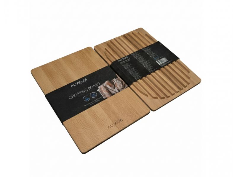 tabla de cortar pan, de madera