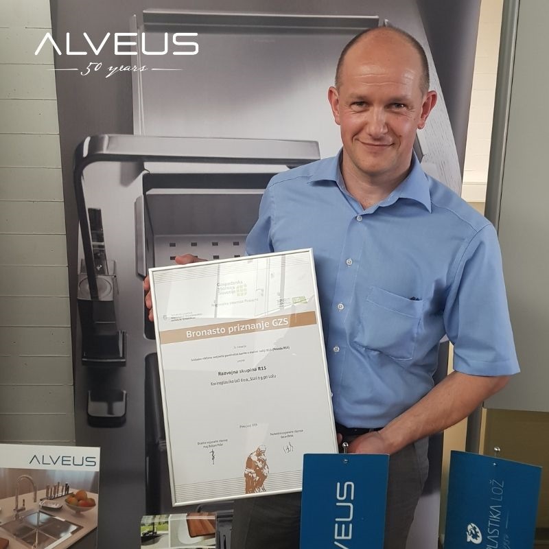 See which Alveus kitchen sinks have received the bronze award for the best innovation