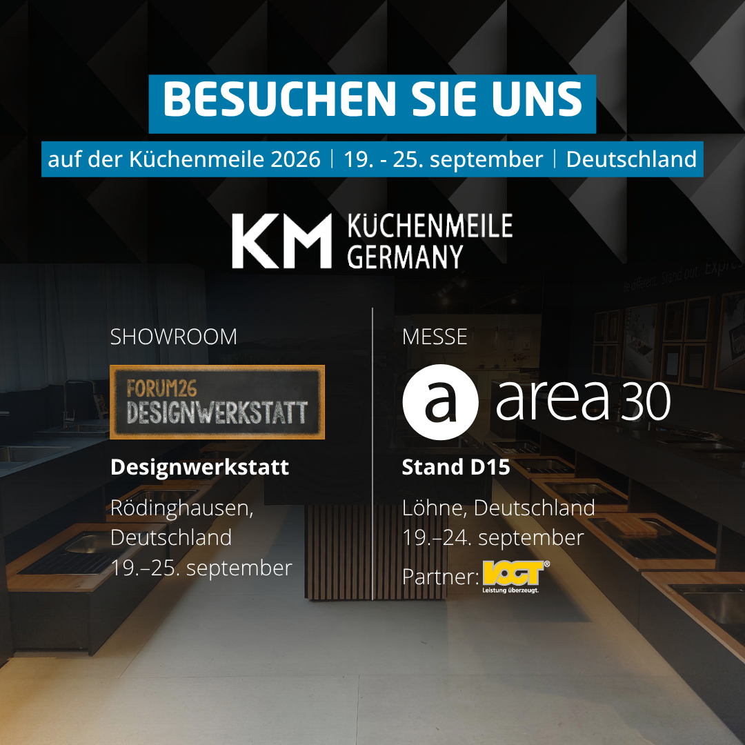 Besuchen Sie uns auf der Küchenmeile 2026