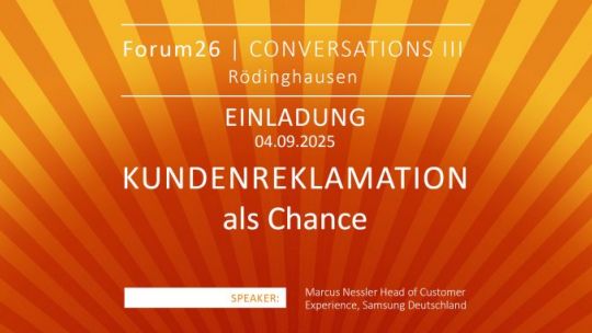 EVENT: Kundenreklamation als chance