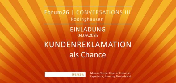 EVENT: Kundenreklamation als chance