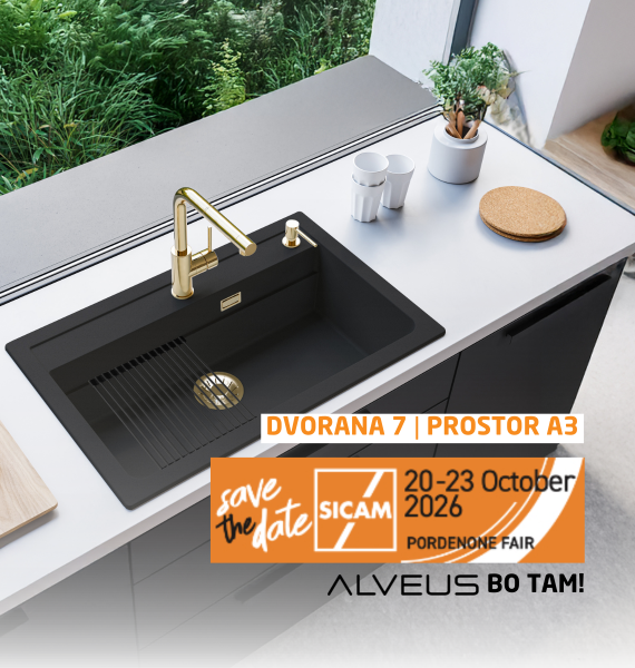 Alveus en la feria SICAM 2026 en Italia