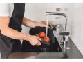 recipiente de silicona para escurrir en la cocina