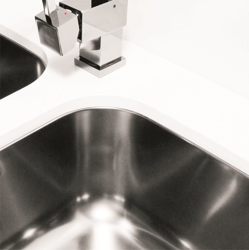 Undermount sink installation