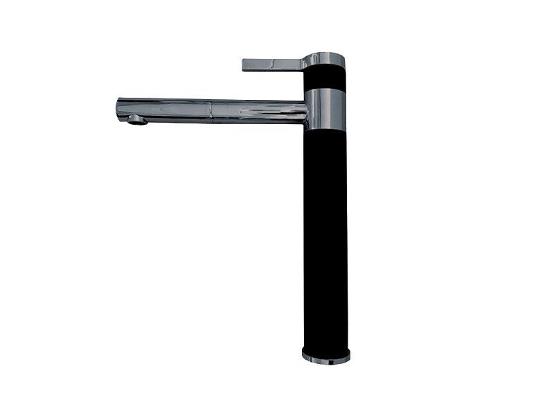 Grifo de cocina negro y antracita