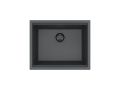 Črno granital enojno kuhinjsko korito omni+ 30 black edition