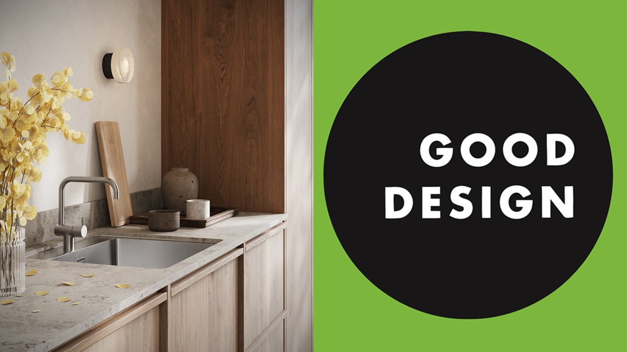 El fregadero de cocina Alveus One es ganador del premio Green Good Design® por innovaciones climáticamente responsables en el diseño de cocinas