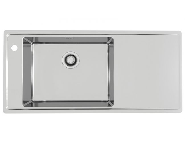 Pomivalno korito STRICTO 30 QC z ravno odcejalno površino, F/S vgradnja, 980x472