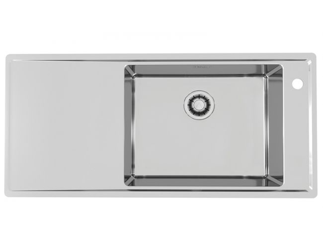 Pomivalno korito STRICTO 30 QC z ravno odcejalno površino, F/S vgradnja, 980x472