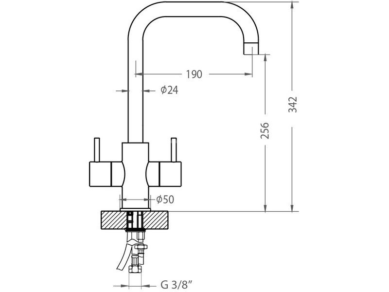 dimenzije kuhinjske armature Duplex
